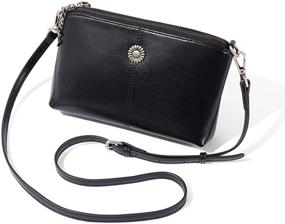 img 3 attached to 👜 Genuine Women's Handbag with Crossbody and Wristlet Closure – Handbags & Wallets