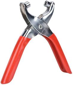 img 1 attached to 🔧 Craftsman's 3-Piece Hole Punch Tool Kit: Revolving Leather Belt Punch Pliers, Eyelet and Snap Setting Pliers for DIY Projects, Belts, Dog Collars, Watch Bands, Papers