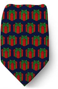 img 1 attached to Christmas-themed Neckties for Boys