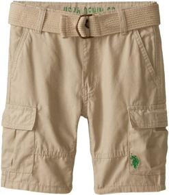 img 2 attached to 👕 Quality and Style: U.S. Polo Assn. Boys' Cotton Ripstop Cargo Short