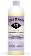 🏋️ roux maison sport laundry detergent - superior performance, all-natural formula, 40 machine wash loads - ambrosia 16oz. logo