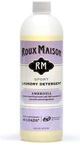 img 4 attached to 🏋️ Roux Maison Sport Laundry Detergent - Superior Performance, All-Natural Formula, 40 Machine Wash Loads - Ambrosia 16oz.