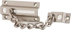 img 1 attached to 🚪 Ives by Schlage 481F15 Chain Door Guard: Enhanced Security in Satin Nickel Finish