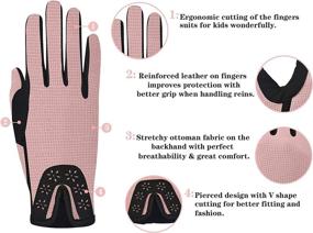 img 3 attached to ChinFun Stretchable Equestrian Anti Slip Activities Sports & Fitness