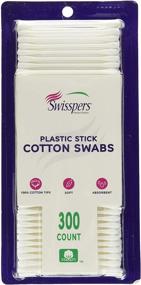 img 4 attached to 💆 Swisspers Cotton Swabs: Double-Tipped and 100% Cotton, 300 Count Package
