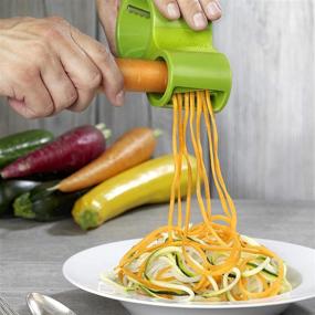 img 1 attached to Microplane Spiralizer: Innovative Green 🌀 1 EA Tool for Perfect Spirals