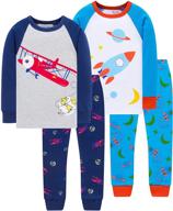 🦖 dinosaur skeleton christmas sleepwear for boys - children's clothing & robes logo