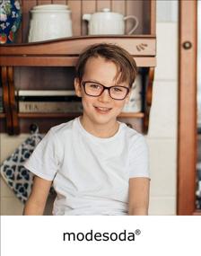 img 2 attached to 👓 Protect Your Kids' Eyes with Modesoda Blue Light Blocking Glasses, Perfect for Computer Gaming and Daily Use (Ages 3-16)