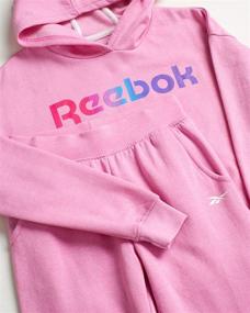 img 3 attached to 🏃 Набор Reebok Jogger для девочек – Свитшот. Активная одежда для девочек для оптимальной производительности.