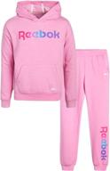 🏃 набор reebok jogger для девочек – свитшот. активная одежда для девочек для оптимальной производительности. логотип