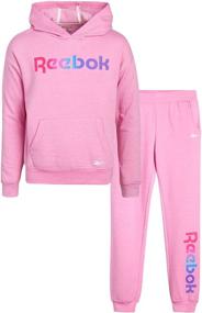 img 4 attached to 🏃 Набор Reebok Jogger для девочек – Свитшот. Активная одежда для девочек для оптимальной производительности.