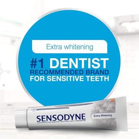 img 3 attached to 🦷 Sensodyne Extra Whitening Toothpaste - 4 Ounces: Sensitive Teeth Whitening & Cavity Prevention