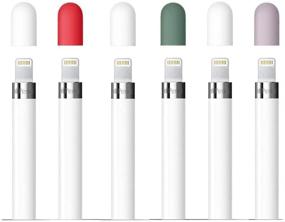 img 4 attached to CoBak Replacement Cap For Apple Pencil - Silicone Protective Cap Cover For Apple Pencil 1St Generation (6 Pack) Tablet Accessories