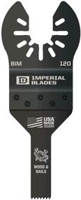 img 4 attached to 🔪 IBOA120-1 Imperial Blades Universal Fitment Detail Wood HCS Blade, 3/8 inch, 1 Pack, Multi