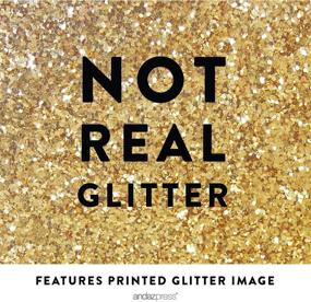 img 1 attached to 🎉 Andaz Press Gold Glitter Hanging Pennant Party Banner with String, Baptism Gold Glitter Crosses, 9-Feet, 1-Set, Decor Paper Decorations, Non-Shedding Glitter, Includes String