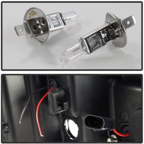 img 1 attached to 🚗Спидер Авто 5083609 Шевроле Сильверадо 1500 07-13 / 2500HD/3500HD 07-14 Версия 3 прожекторных фар с LED DRL в черном цвете - Улучшенная видимость и стильное обновление для вашего Шевроле Сильверадо.