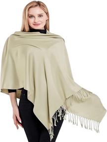 img 1 attached to CJ Apparel Design Pashmina Seconds Женские аксессуары, шарфы и платки