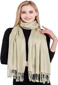 img 2 attached to CJ Apparel Design Pashmina Seconds Женские аксессуары, шарфы и платки