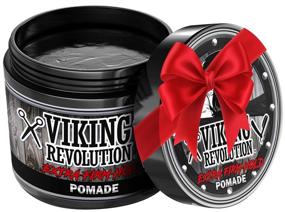 img 4 attached to 💪 Ultimate Men's Extreme Hold Pomade - Style & perfect your hair with Extra Firm Hold & High Shine - Water Based Male Grooming Product easily washable, 4oz