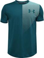 👕 under armour x large мальчики укороченные футболки и активная одежда: высочайшая производительность для молодых спортсменов логотип