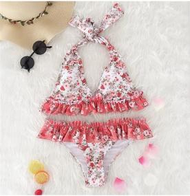 img 2 attached to 👙 Stylish printed swimwear for women - Swimsuits Bathing Beachwear and Cover Ups