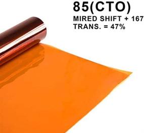 img 3 attached to 📸 Youngerfoto 16x20inches Orange Transparent Lighting Gels Filter: Enhance Color Correction for Photography Studio Strobe Flash, LED Video Light, and More!