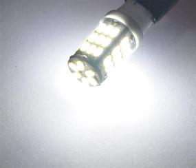 img 1 attached to ✨ Aucan 20pcs Super Bright LED Lights: RV Trailer T10 921 194 42-SMD 12V Car Backup Reverse Bulbs - Xenon White
