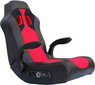 🎮 x rocker vibe 2.1 wireless bluetooth gaming floor rocker - black/red, 23.62 x 14.57 x 17.69 - find now! logo