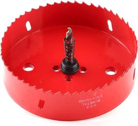 img 4 attached to Metal Holesaw Cutter Aluminum 110Mm 200Mm Cutting Tools
