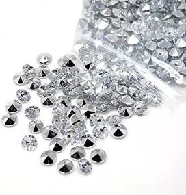 img 4 attached to H.Y.M 10000 pcs/lot 4.5mm Scatter Table Crystals Acrylic Diamonds for Party Supplies Decorations Costume Stage Props Vase Fillers Wedding Decorations (Silvery)