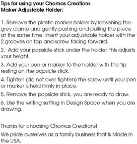 img 2 attached to 🖌️ Chomas Creations Maker Adjustable Marker Tool Holder