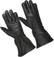deersoft classic gauntlet motorcycle glove men's accessories logo