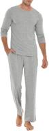 tiktik pajama sleeve sleepwear scoop men's clothing for sleep & lounge logo