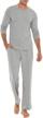 tiktik pajama sleeve sleepwear scoop men's clothing for sleep & lounge logo