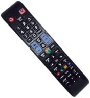 high performance replaced remote control for samsung 📱 smart tvs: un40eh5300, un32eh5300f, un46eh5300fxza, un50es6150fxza, un60es6150f led lcd hdtvs logo