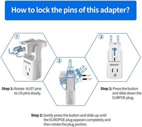 img 1 attached to Универсальный легкий адаптер DOACE по всему миру
