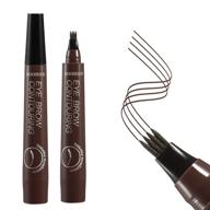 💁 boobeen eyebrow tattoo pen - waterproof microblading eyebrow pencil with micro-fork tip applicator - effortlessly create natural-looking brows logo