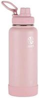 💧 takeya actives insulated stainless steel water bottle with spout lid - 32 oz, blush: product review and best deals logo