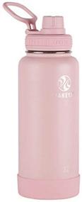 img 4 attached to 💧 Takeya Actives Insulated Stainless Steel Water Bottle with Spout Lid - 32 oz, Blush: Product Review and Best Deals