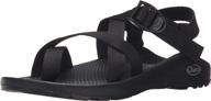 chaco women's z2 classic sandal, black, 7 wide: stylish and comfortable footwear for wide feet logo