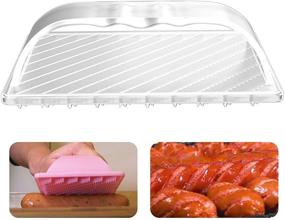 img 4 attached to 🌭 Gourmet Hot Dog Slicing Cutter - Innovative Plastic Grilling Gadget for Perfectly Sliced Sausages, Ideal for Barbecues and Outdoor Camping