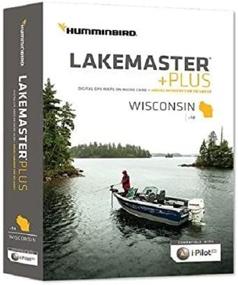 img 2 attached to 🗺️ Humminbird Lakemaster Plus – Black Wisconsin Contour Digital GPS Map