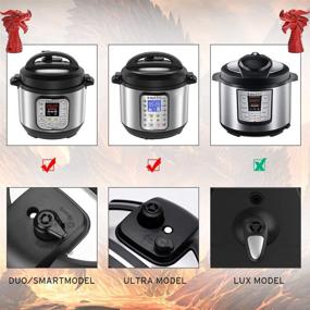 img 2 attached to 🐉 House Again Cupboards/Cabinets Savior - Original Steam Release Accessory for Instant Pot Pressure Cooker (All Sizes: Duo/Smart/Ultra Models) - Red Dragon