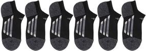img 1 attached to 🧦 adidas Kid's Cushioned No Show Socks: Ultimate Comfort for Boys and Girls (6-Pair)