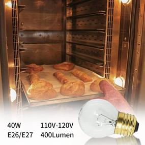 img 1 attached to 🌡️ 4VWIN Medium Refrigerator Incandescent E26 G45: Efficient Cooling Solution for Your Fridge