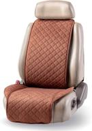 🚗 ivicy suede car seat cover - soft & breathable, all-season, front premium covers with non-slip protection - universal fit for automotive, van, suv, truck - 1 unit logo