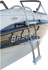 img 3 attached to 🛶 Aluminum Boat Ladder - DotLine 3-Step Gunwale Hook Design