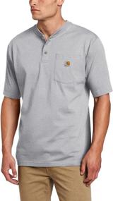 img 3 attached to 🛡️ Ultimate Protection and Comfort: Carhartt Workwear Pocket Heather 2X Large Men's Clothing and Shirts