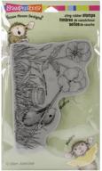 stampendous cling rubber painted pansies logo