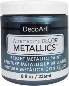 img 1 attached to 🎨 DecoArt Ameri Deco Metallics Pewter - 8oz (Pack of 1)